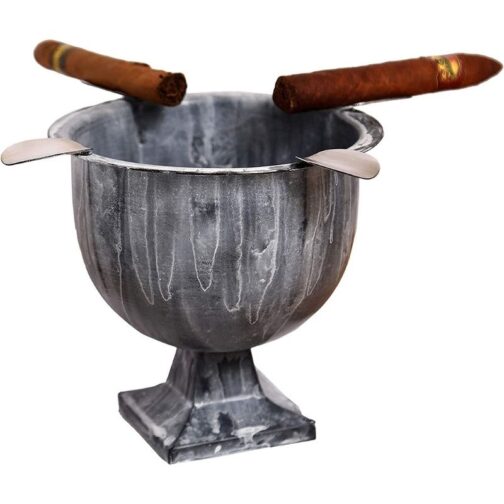 Iron metal Stirrup Cigar Ashtray