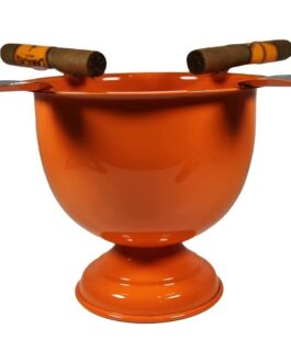 4 Stirrup Cigar Ashtray For Men & Women Durable Handcrafted Deep Bowl Cigar Ash Tray for indoor and outdoor – Wind Resistant Ashtray for Cigars & Cigarillos { Orange Tango}