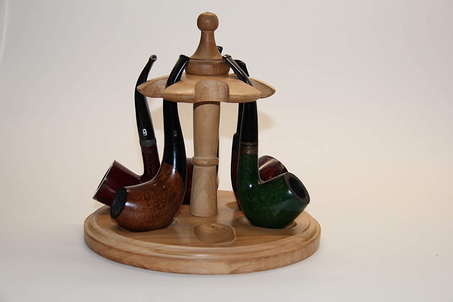 Tobacco pipe stand for 6 pipes