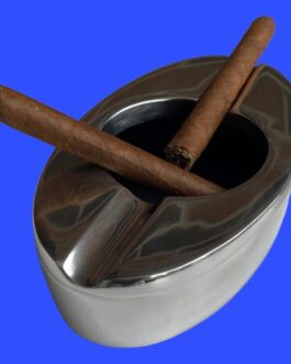 Tobacco Accessories Aluminum Metal Oval Cigar Ashtray