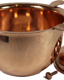 Cigar Ashtray, 4 Stainless Steel Stirrups, Deep Bowl Design, for all Cigar Sizes