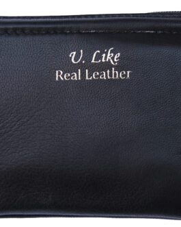 Soft leather pouch bag case