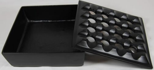 Cigar Ashtray Black 16 Big Holes